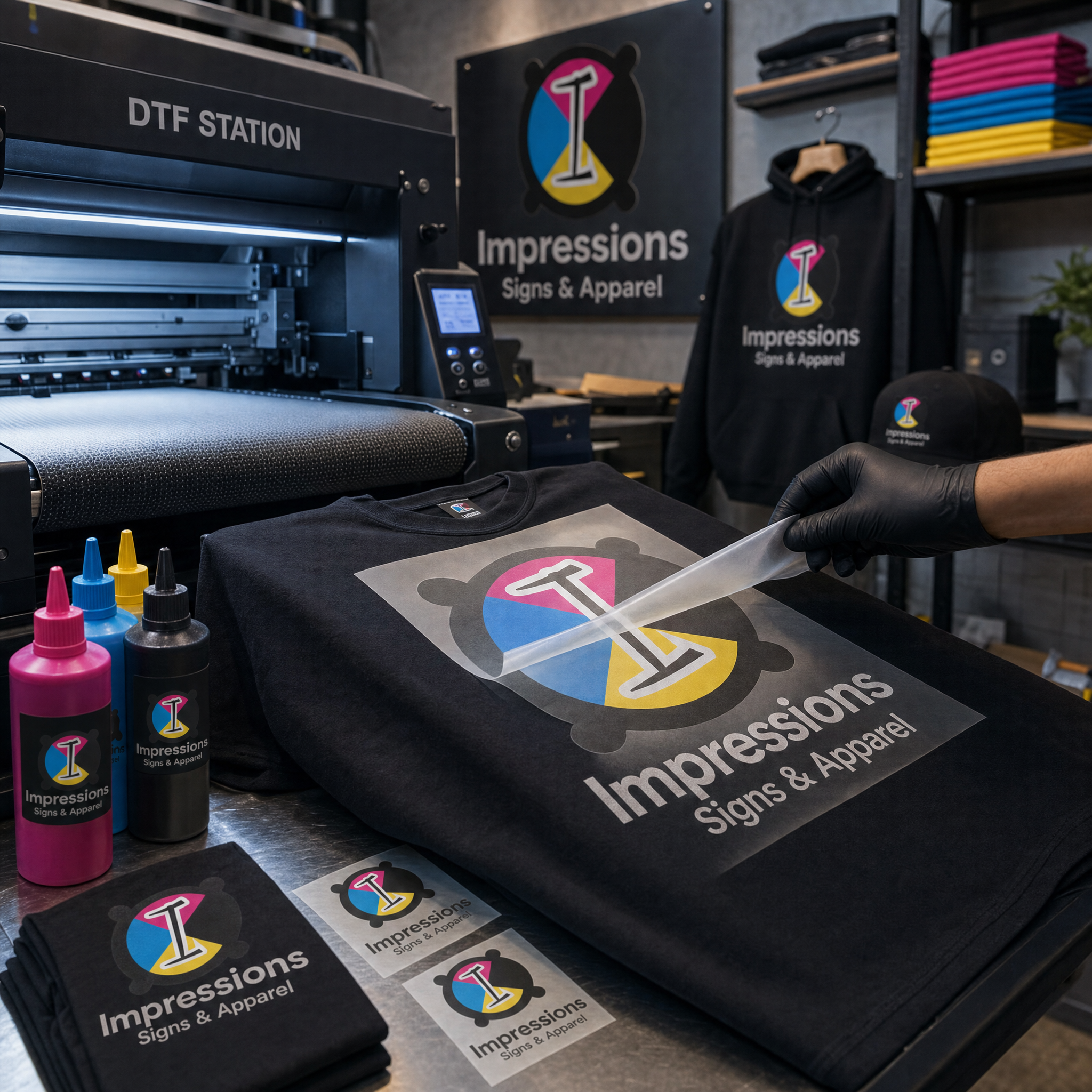 DTF transfers by Impressions Signs & Apparel