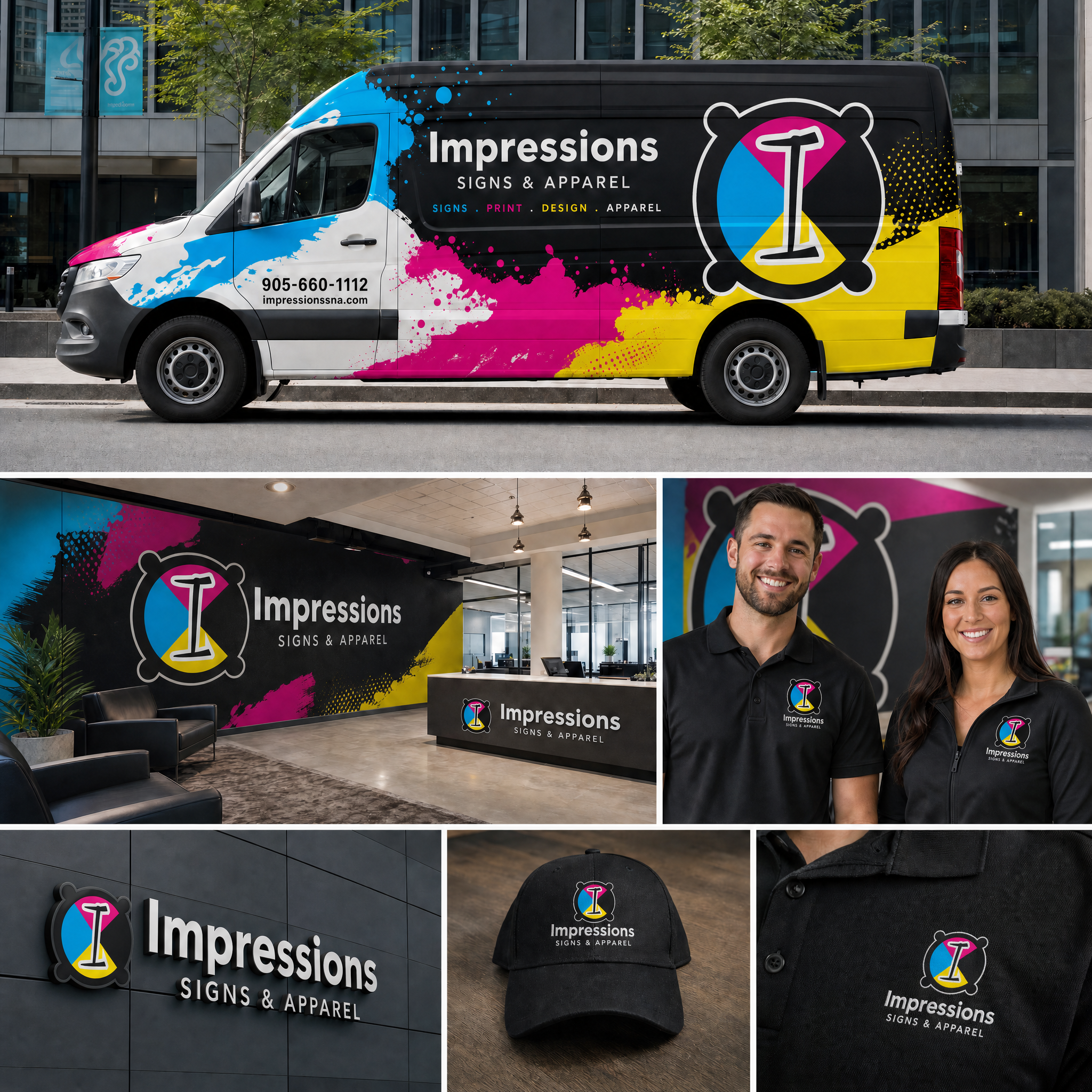 Custom branded goods by Impressions Signs & Apparel